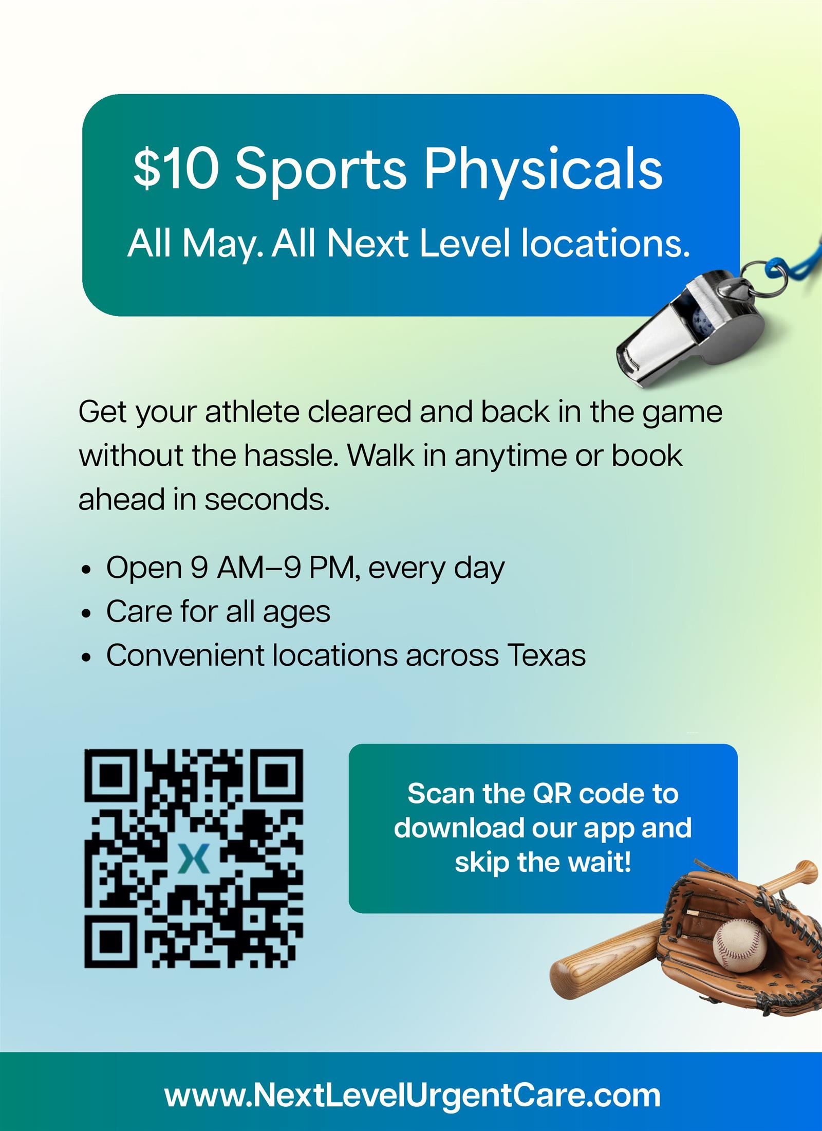  $10 Sports Physical